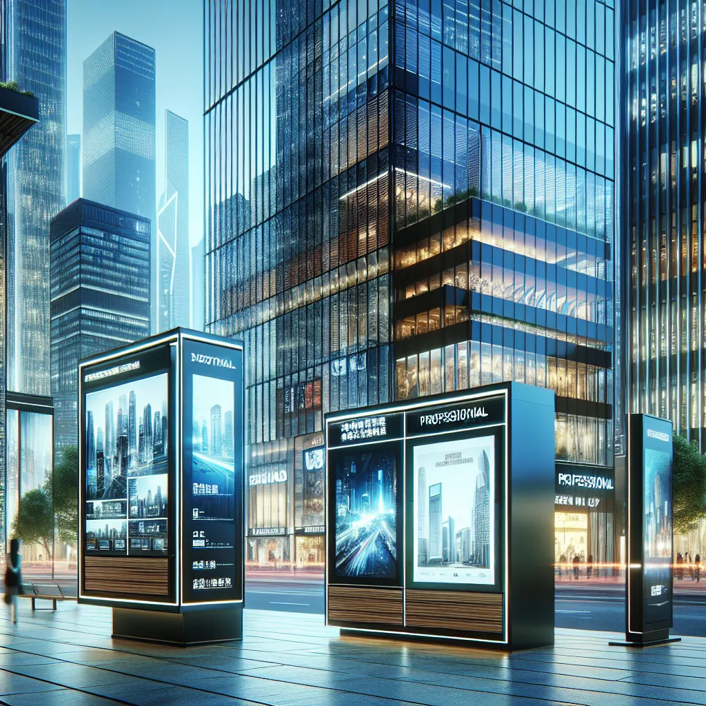 Profesjonalne gabloty i tablice informacyjne dla nowoczesnych miast