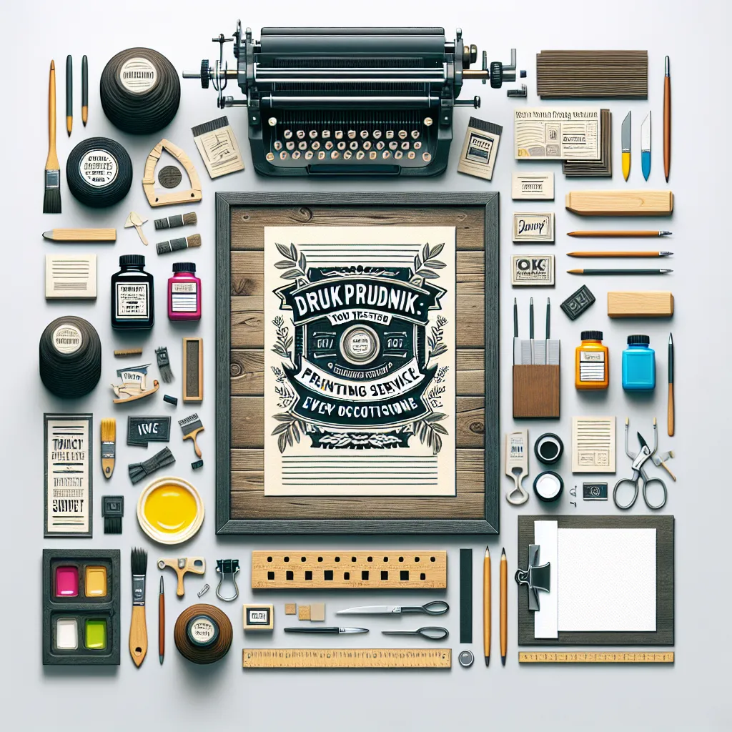 Drukprudnik Twoja zaufana drukarnia na każdą okazję